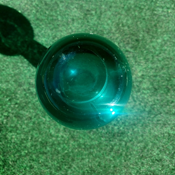 Arthur C. Percy MCM Green Bud Vase Swedish Art Glass 5" Tall EUC - Picture 5 of 9